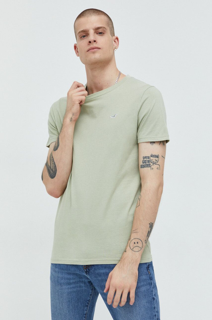 Hollister Co. tricou din bumbac - Pled.ro