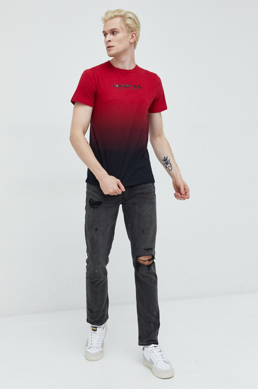 Hollister Co. tricou din bumbac - Pled.ro