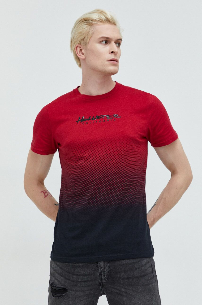 Hollister Co. tricou din bumbac - Pled.ro