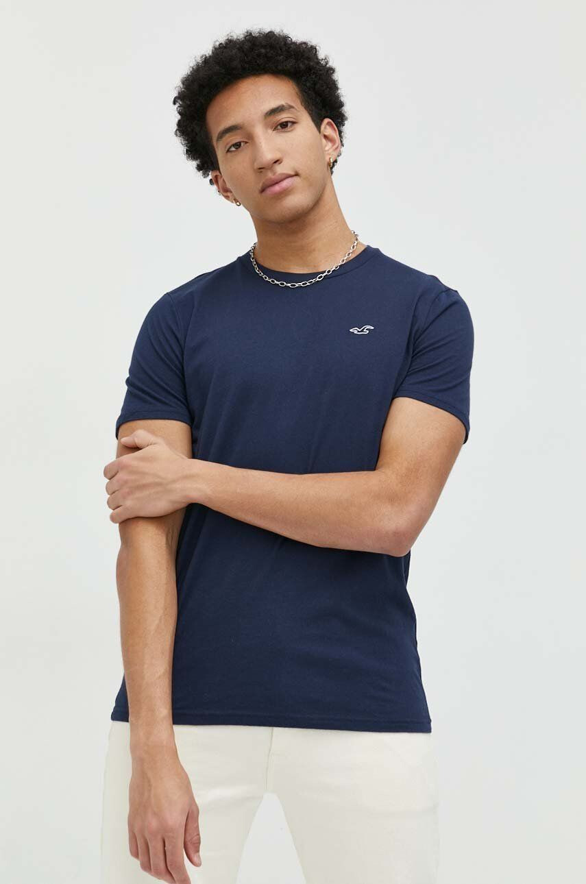 Hollister Co. tricou din bumbac - Pled.ro