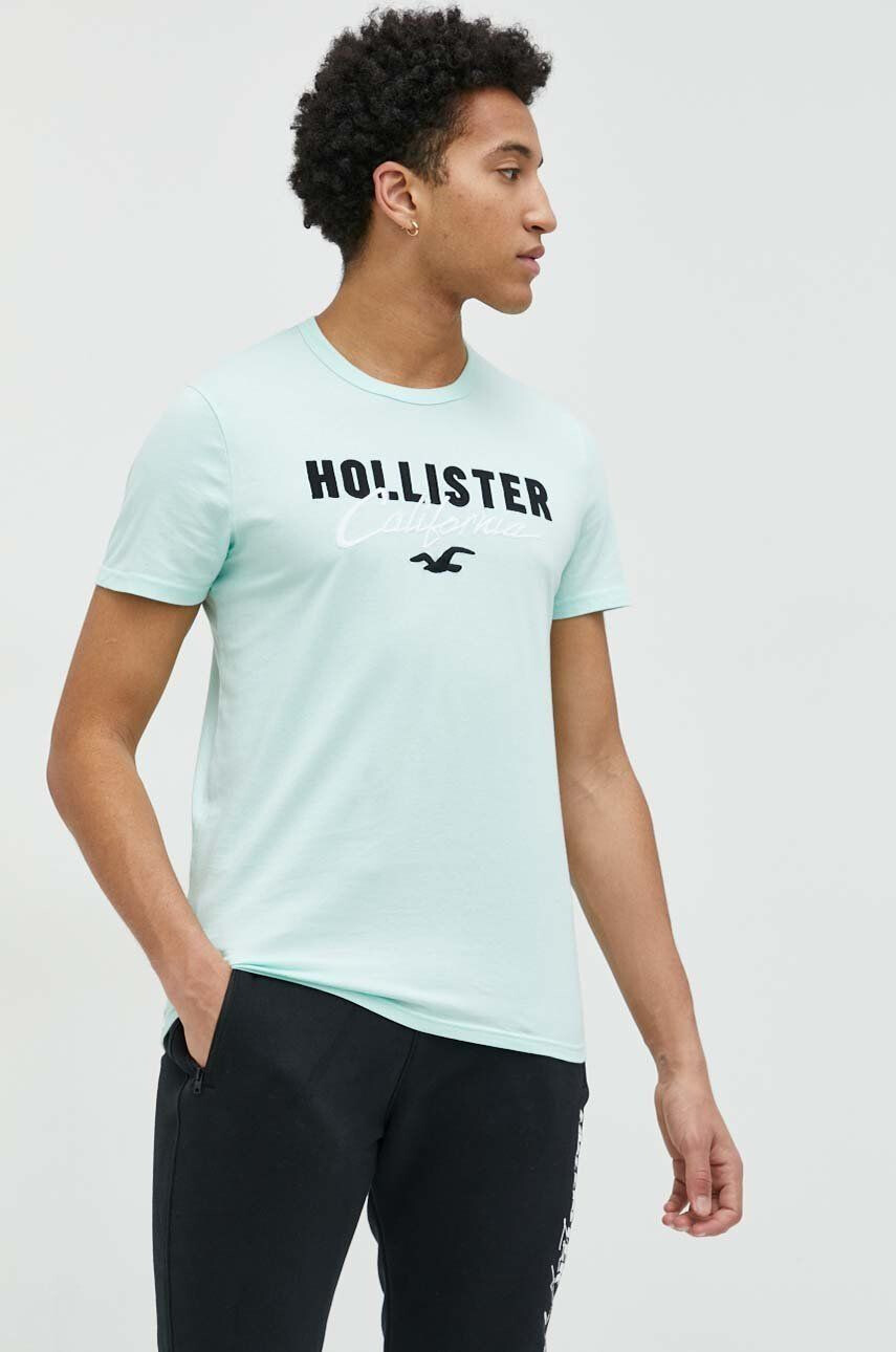 Hollister Co. tricou din bumbac - Pled.ro