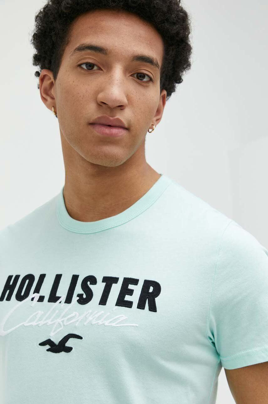 Hollister Co. tricou din bumbac - Pled.ro