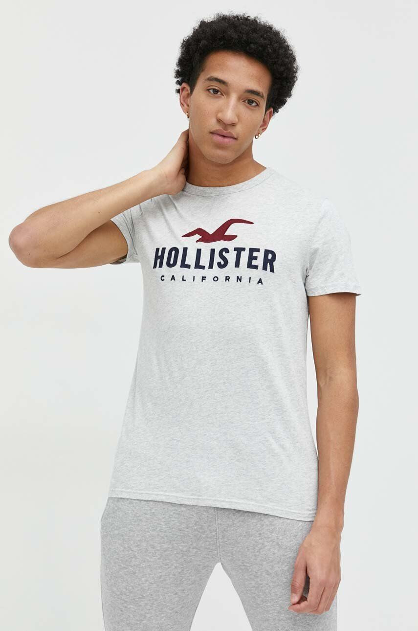 Hollister Co. tricou din bumbac - Pled.ro