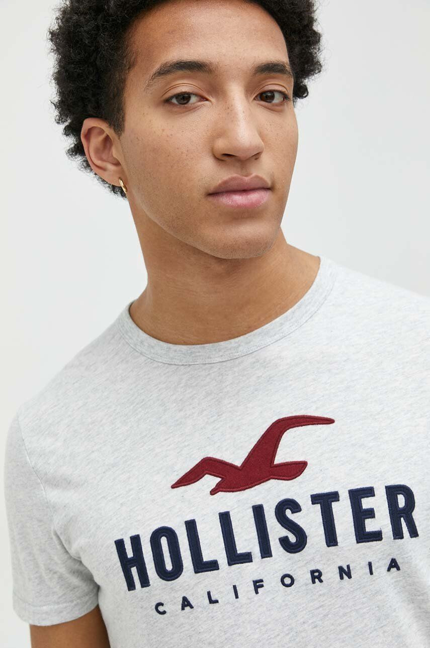 Hollister Co. tricou din bumbac - Pled.ro