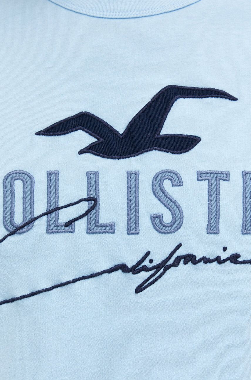 Hollister Co. tricou din bumbac - Pled.ro