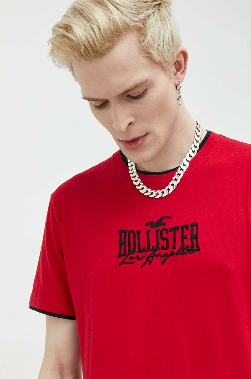 Hollister Co. tricou din bumbac - Pled.ro