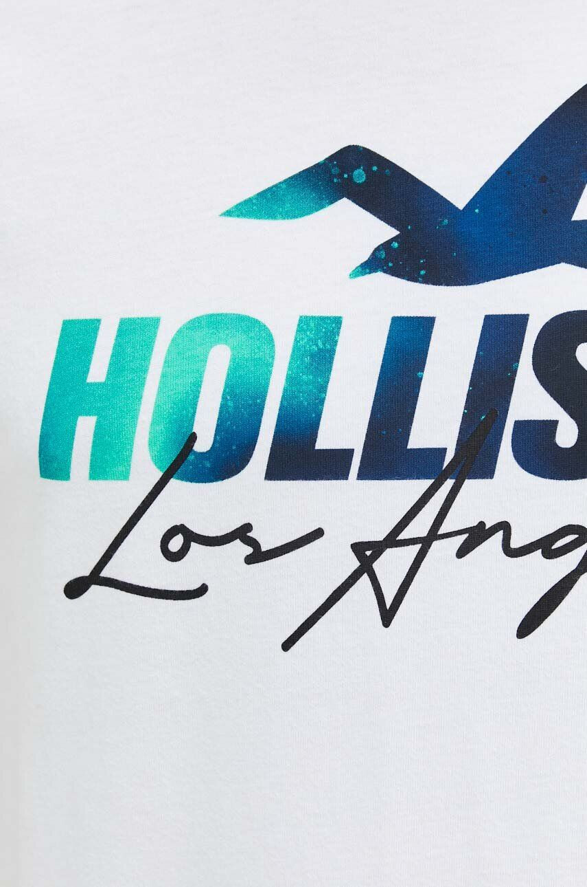 Hollister Co. tricou din bumbac - Pled.ro