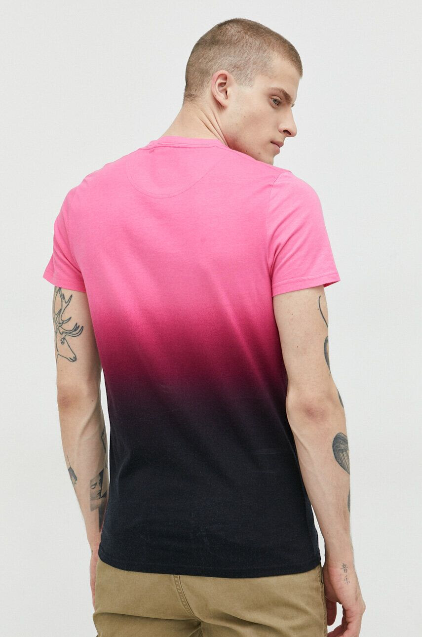 Hollister Co. tricou din bumbac culoarea rosu - Pled.ro