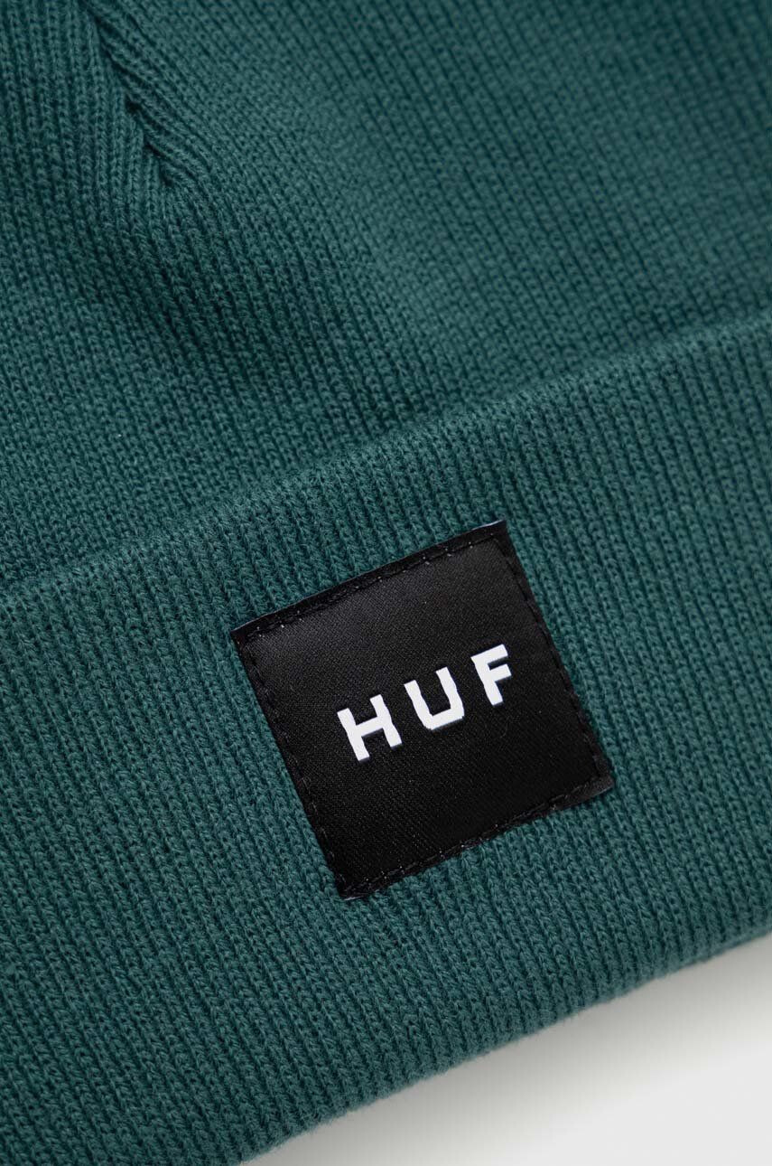 Huf caciula culoarea verde din tesatura neteda - Pled.ro