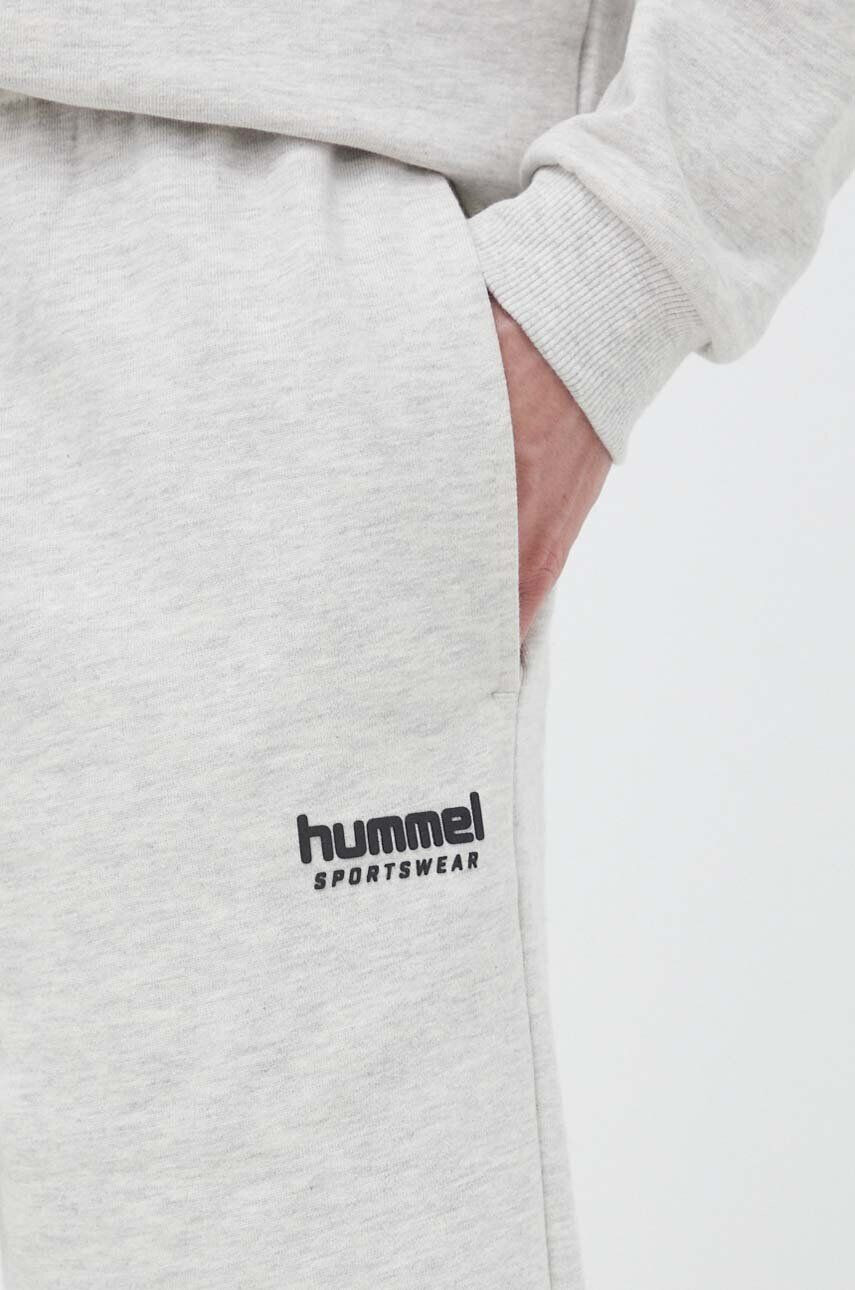 Hummel pantaloni scurti barbati culoarea gri melanj - Pled.ro