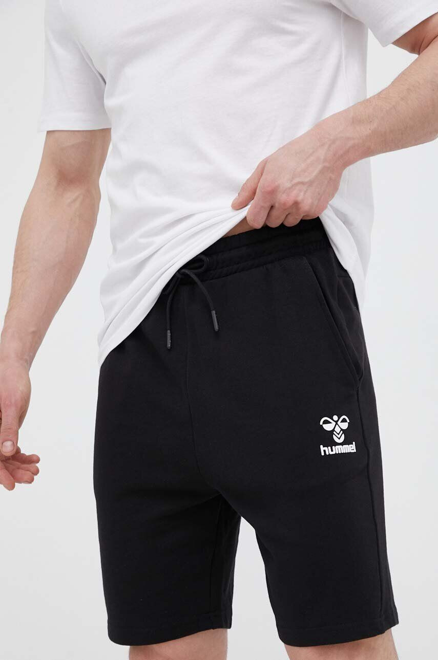 Hummel pantaloni scurti barbati culoarea negru - Pled.ro