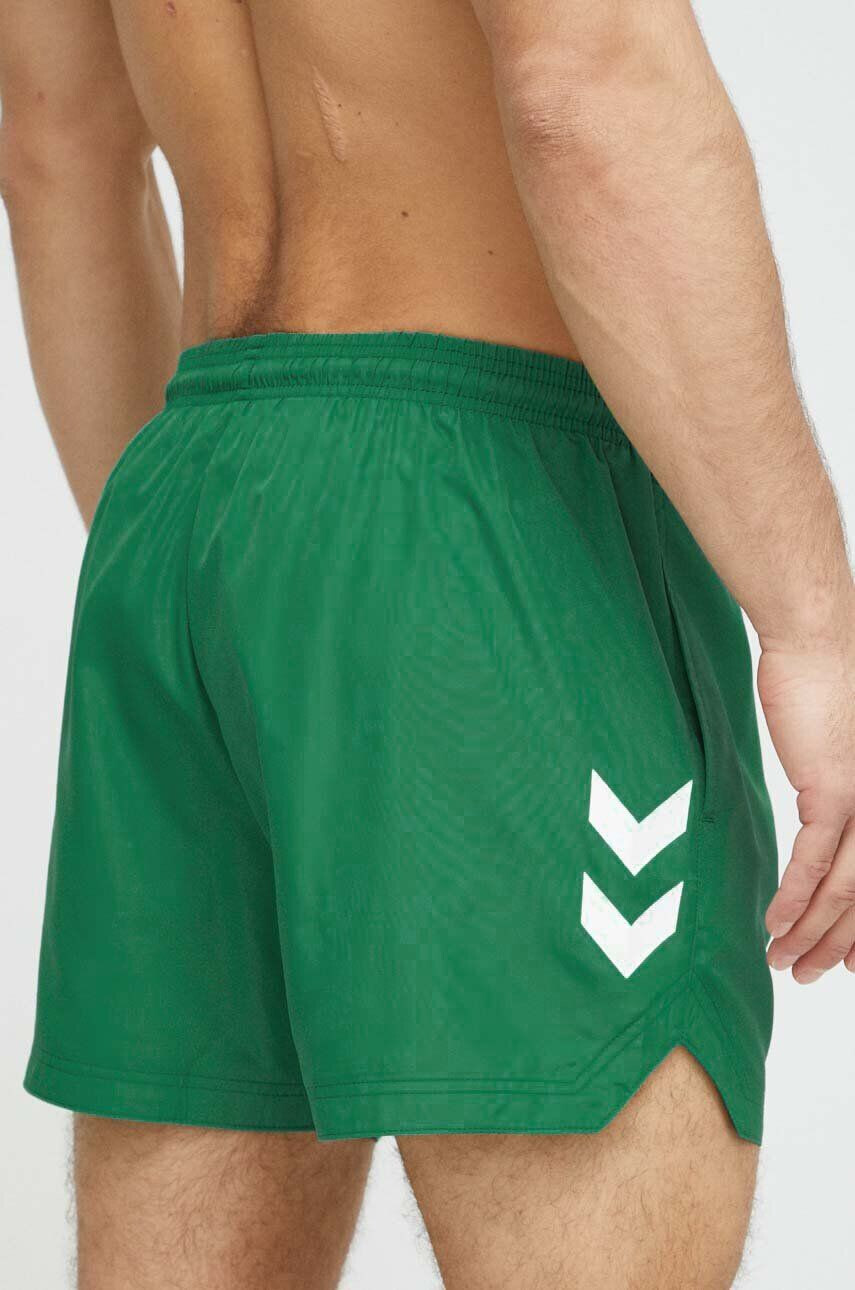 Hummel pantaloni scurti de baie culoarea verde - Pled.ro