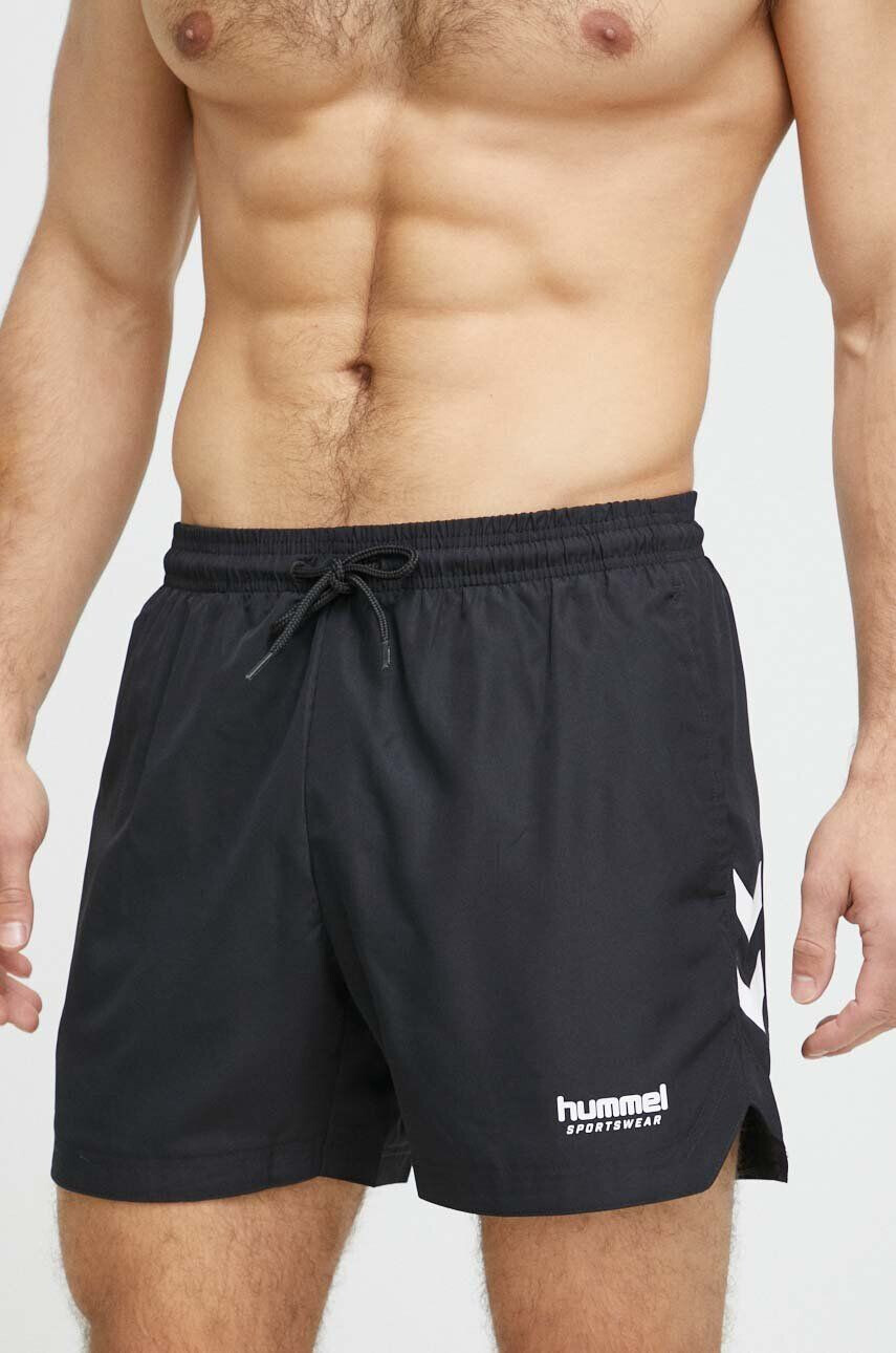 Hummel pantaloni scurti de baie culoarea negru - Pled.ro