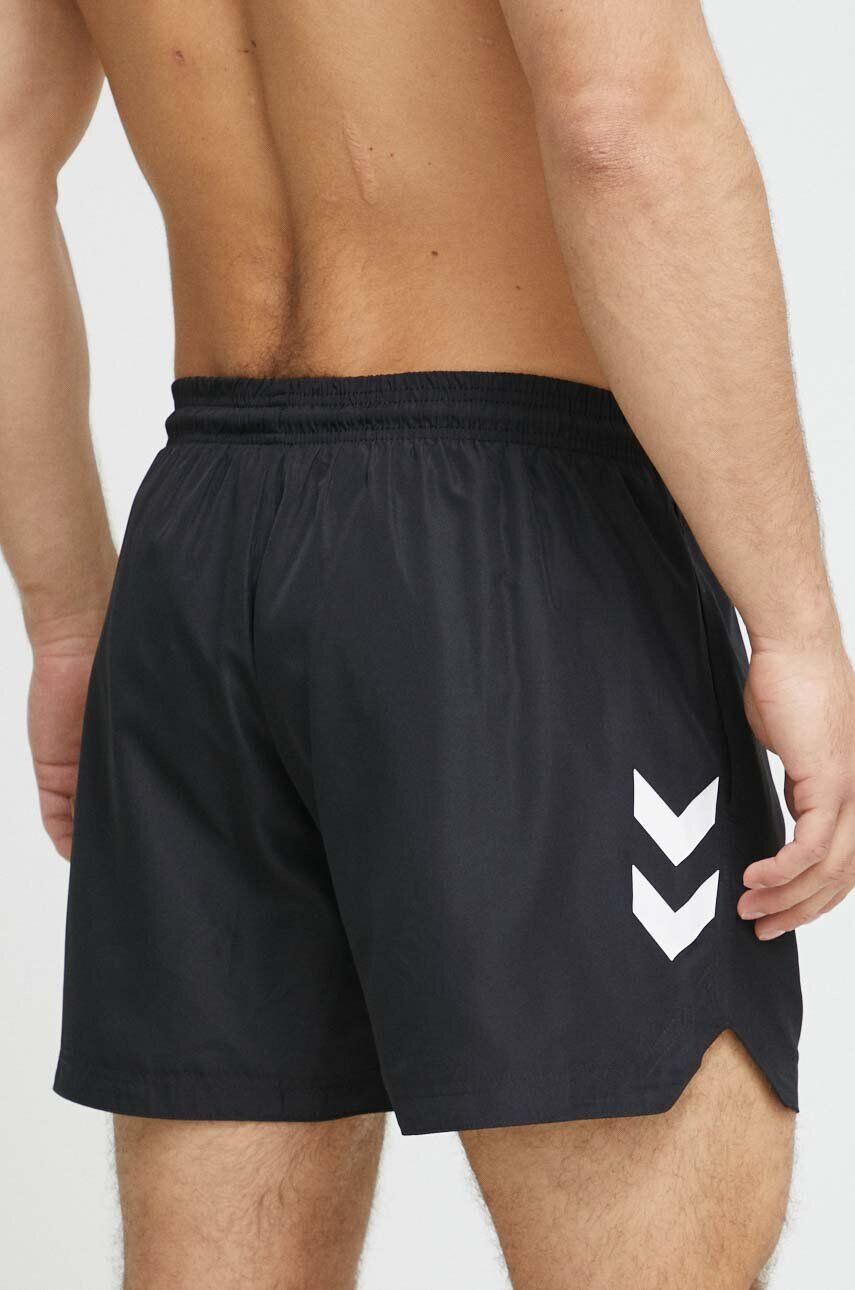 Hummel pantaloni scurti de baie culoarea negru - Pled.ro