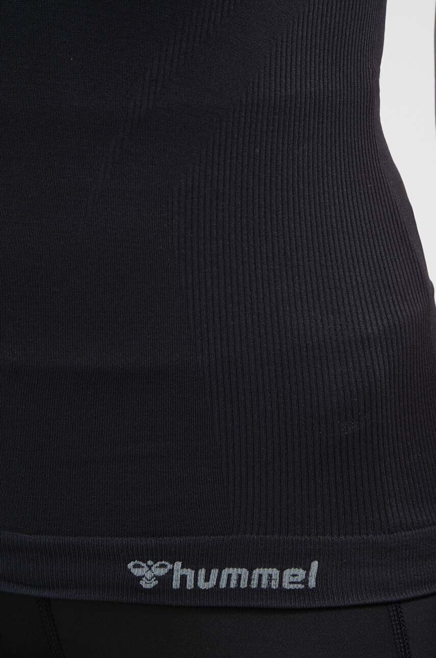 Hummel top de antrenament Seamless culoarea negru - Pled.ro