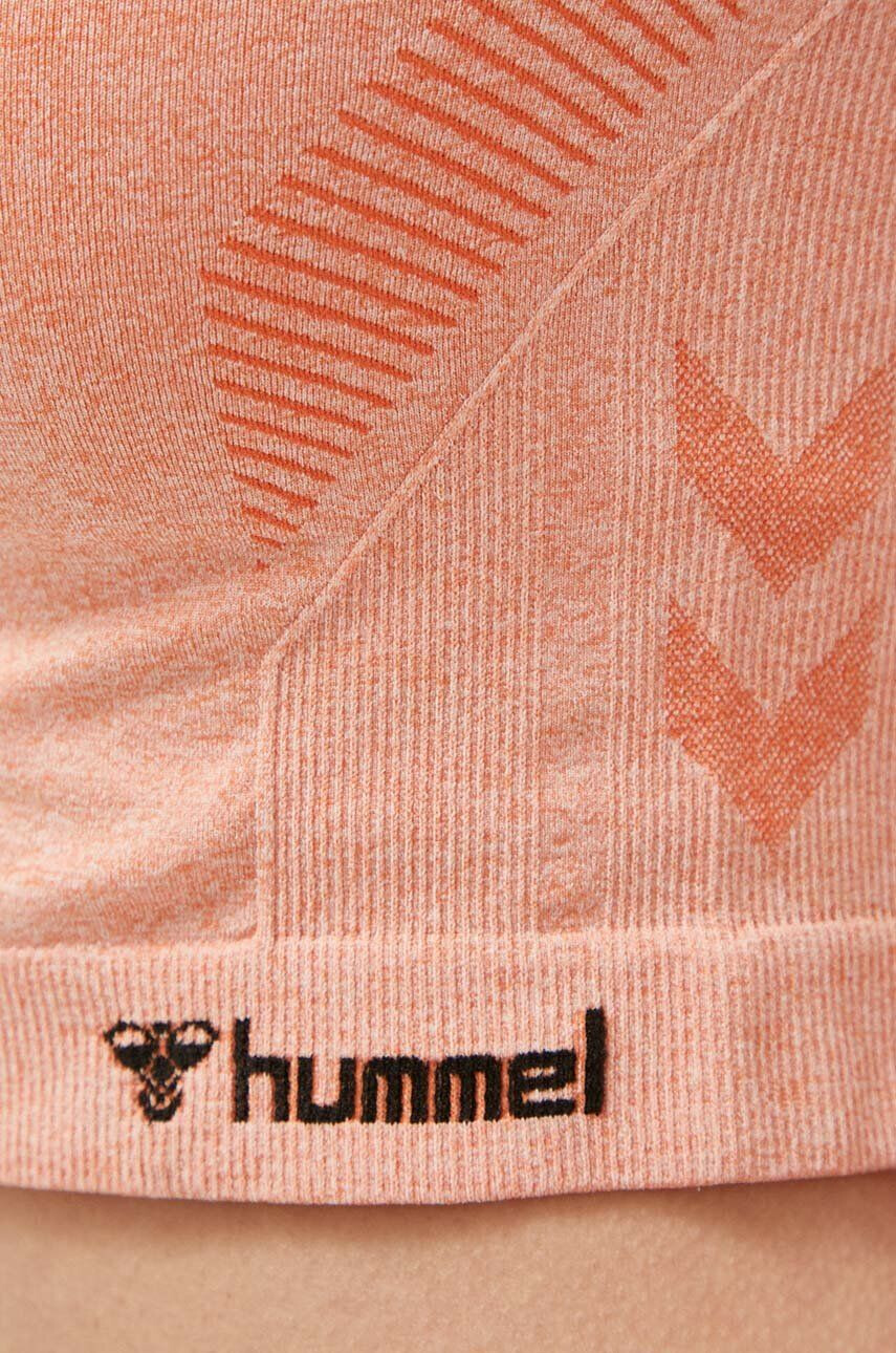 Hummel tricou yoga culoarea portocaliu - Pled.ro