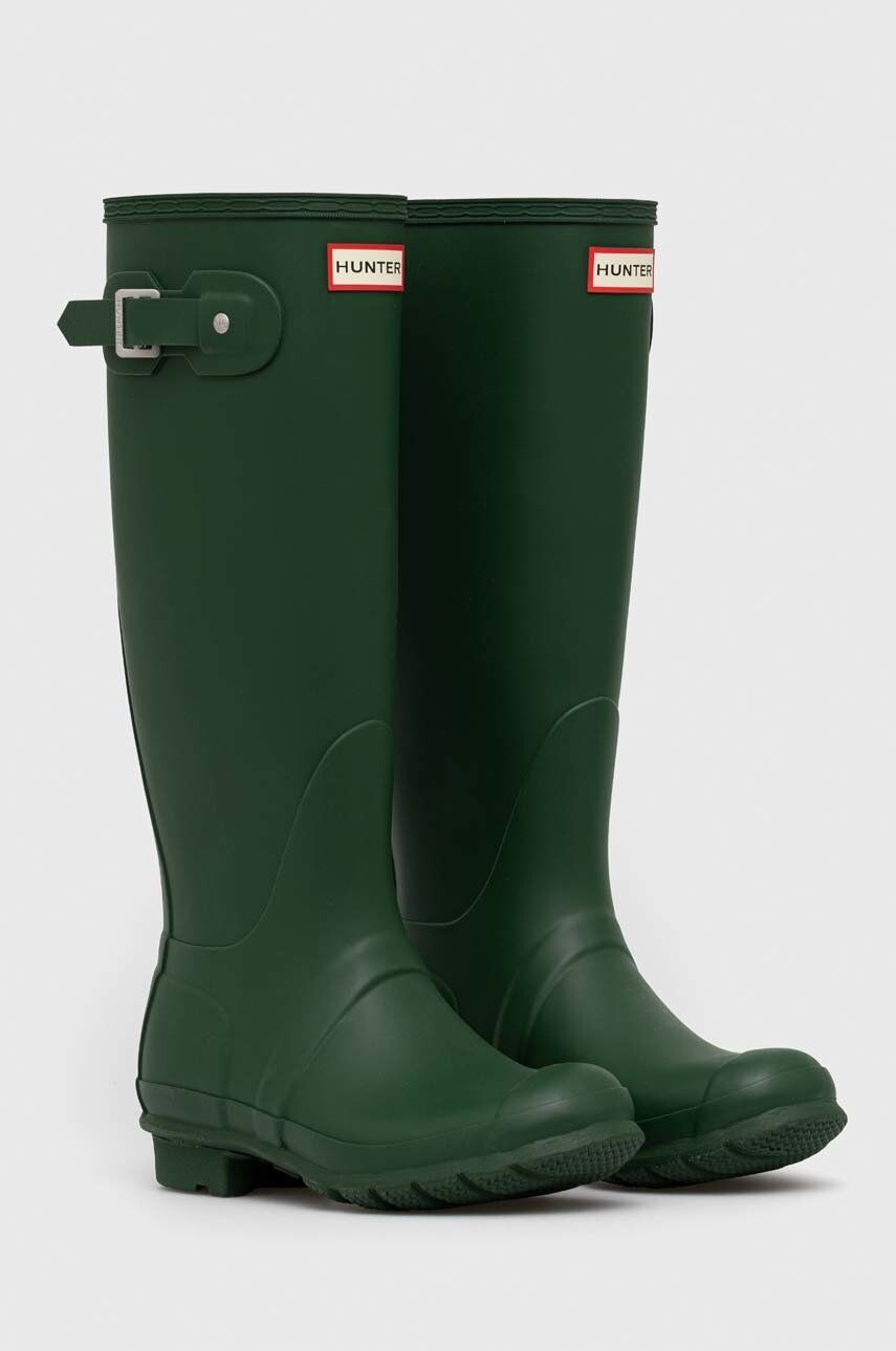 Hunter cizme Womens Original Tall Boot femei culoarea verde WFT1000RMA - Pled.ro