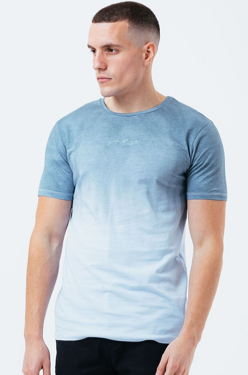 Hype Tricou din bumbac BLUE DIP DYE - Pled.ro