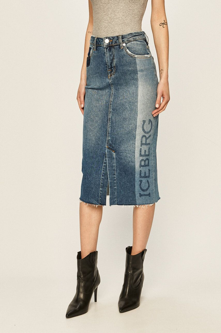 Iceberg Fusta jeans - Pled.ro