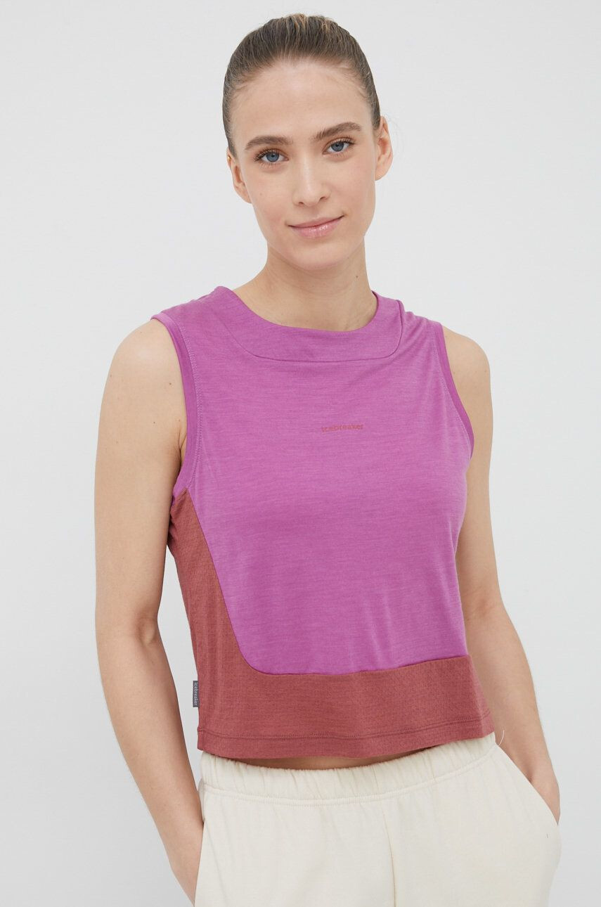 Icebreaker top sport Zoneknit - Pled.ro