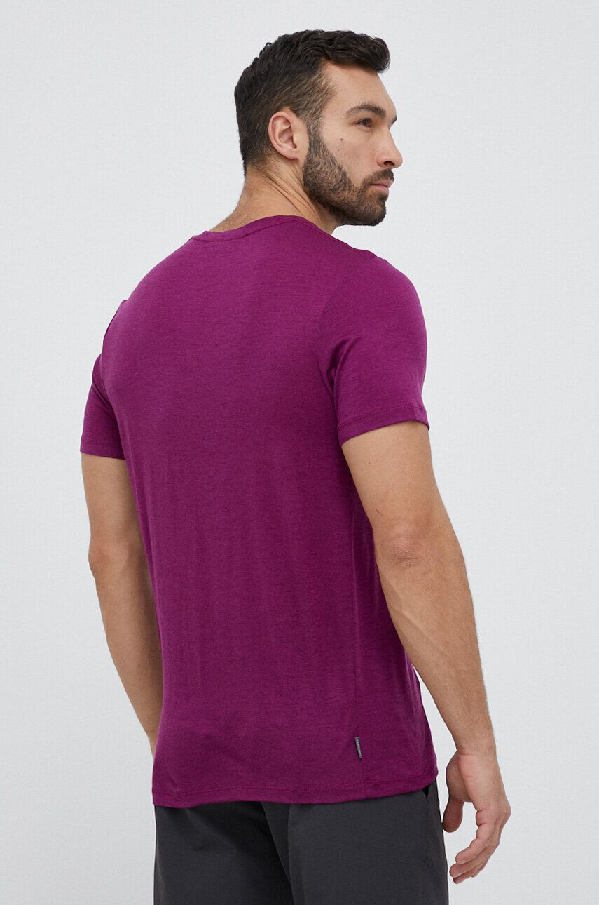 Icebreaker tricou sport Tech Lite II culoarea violet neted - Pled.ro