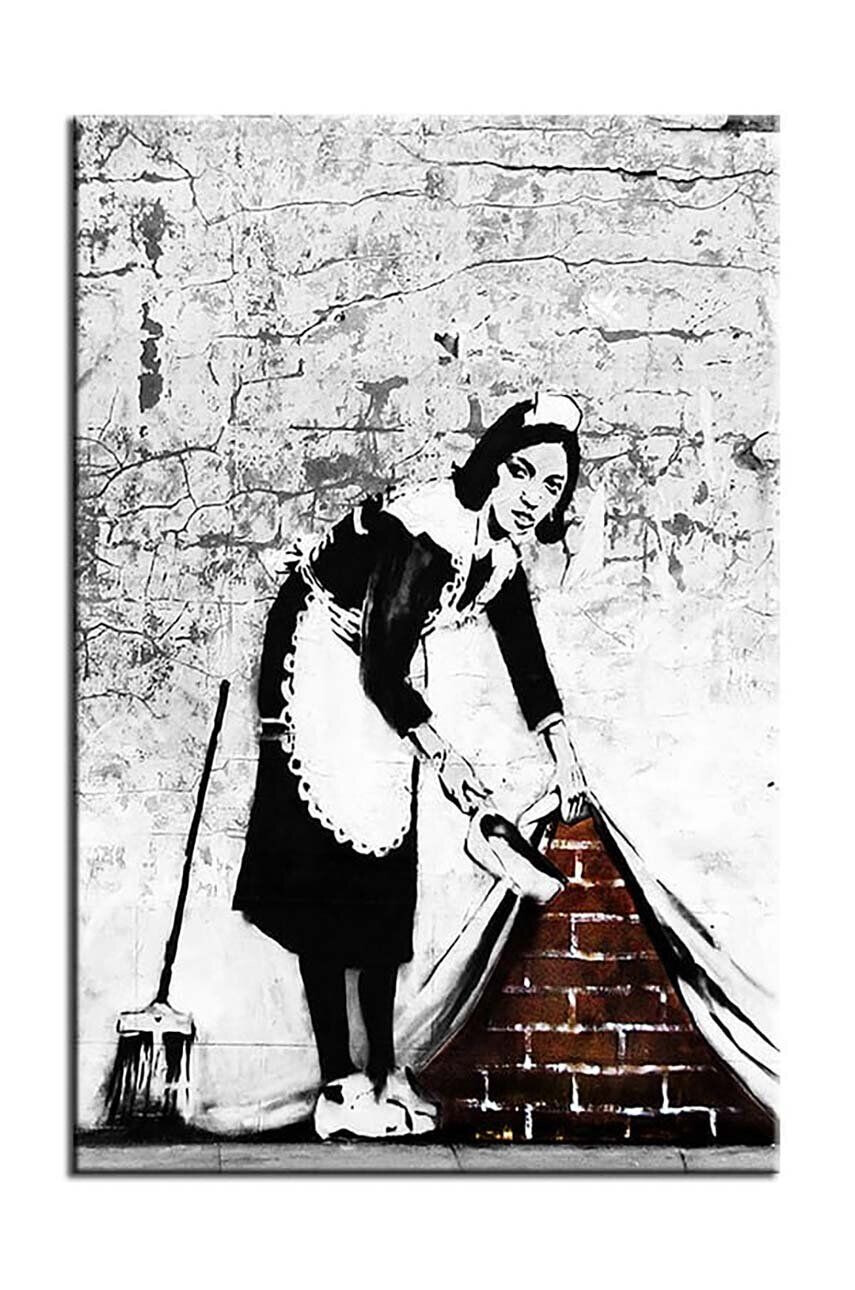 Inne reproducere Banksy Cleaner 60 x 90 cm - Pled.ro