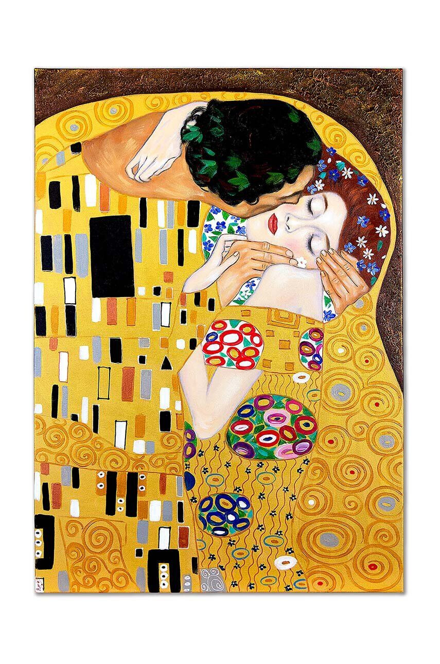 Inne reproducere pictată în ulei Gustav Klimt Pocałunek 50 x 70 cm - Pled.ro