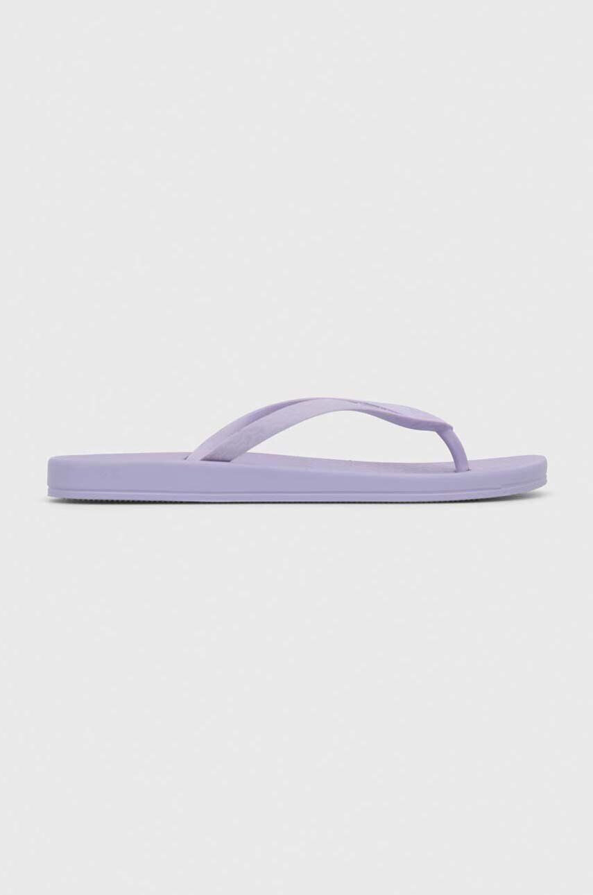 Ipanema slapi ANAT COLORS femei culoarea violet cu toc plat - Pled.ro