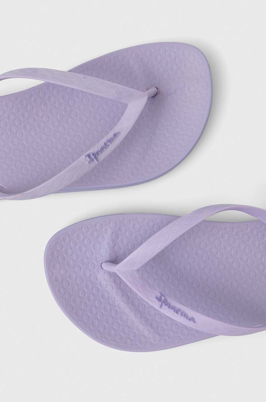 Ipanema slapi ANAT COLORS femei culoarea violet cu toc plat - Pled.ro