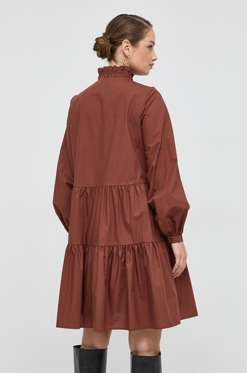 Ivy Oak Ivy & Oak Rochie TBA culoarea bordo mini evazata - Pled.ro