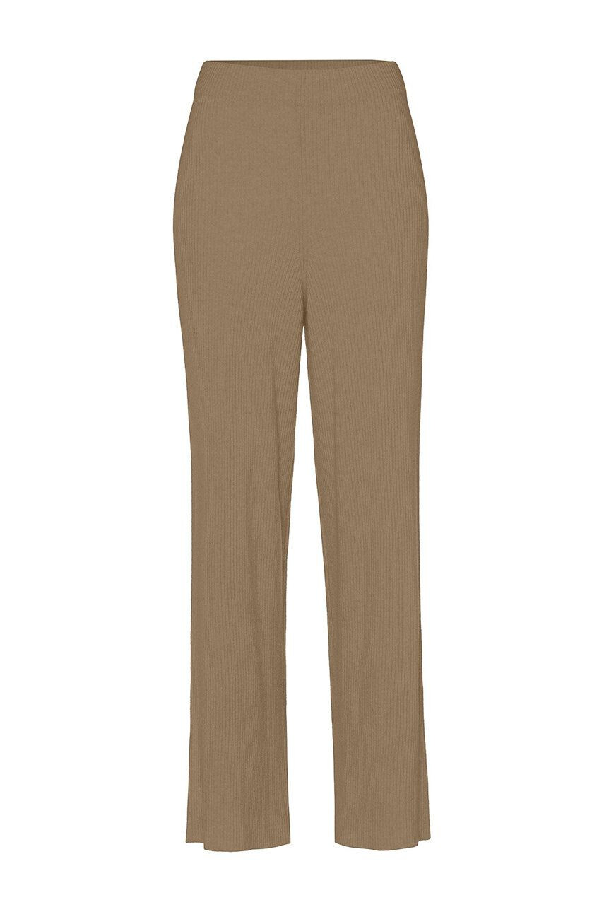 Ivy Oak Ivy & Oak Pantaloni femei culoarea roz lat high waist - Pled.ro