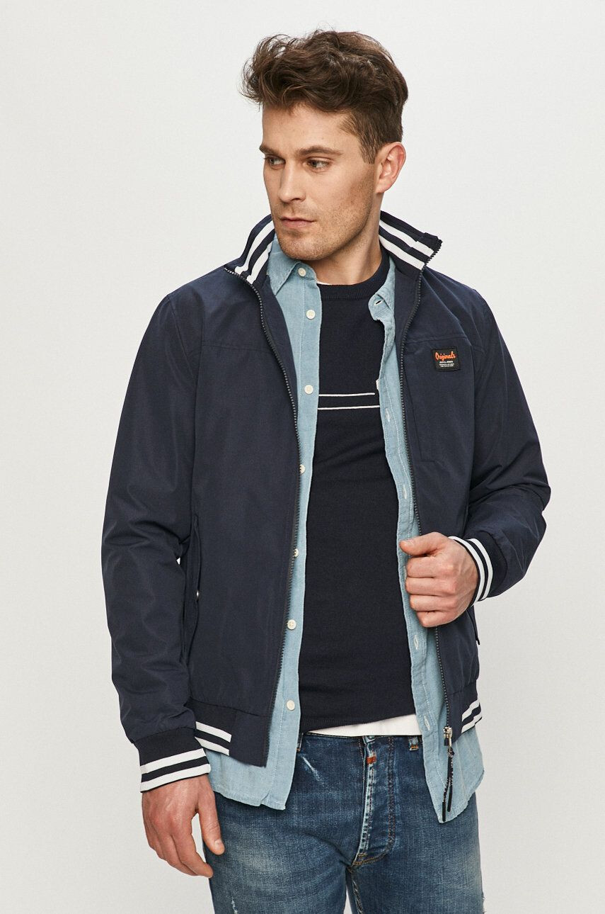 Jack & Jones Geacă culoarea albastru marin de tranzitie - Pled.ro