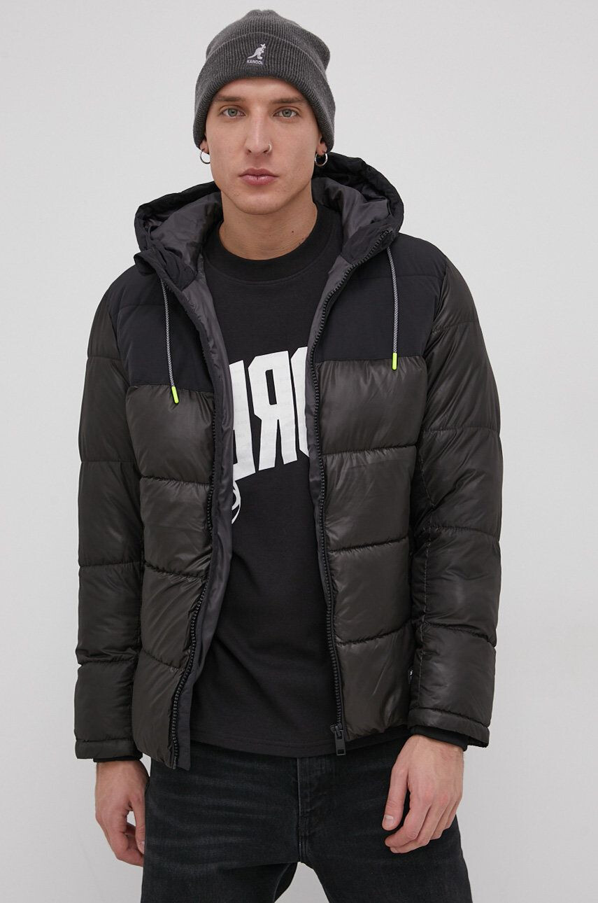 Jack & Jones Geacă culoarea negru de iarnă - Pled.ro