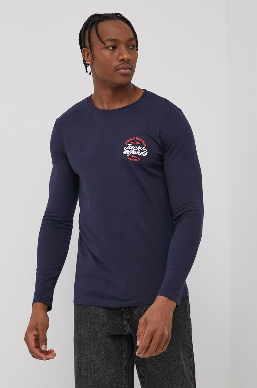 Jack & Jones Longsleeve din bumbac - Pled.ro