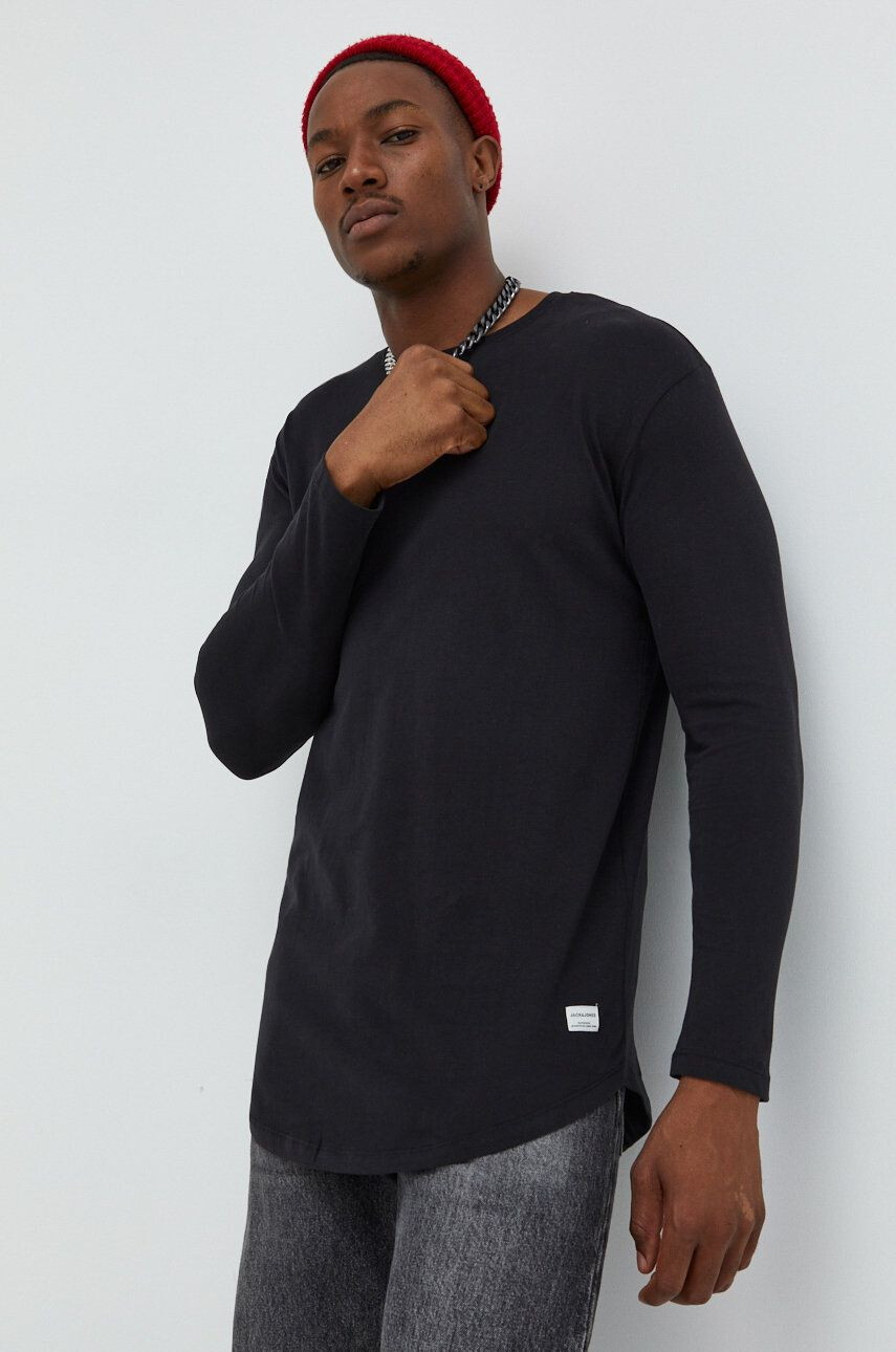 Jack & Jones longsleeve din bumbac - Pled.ro