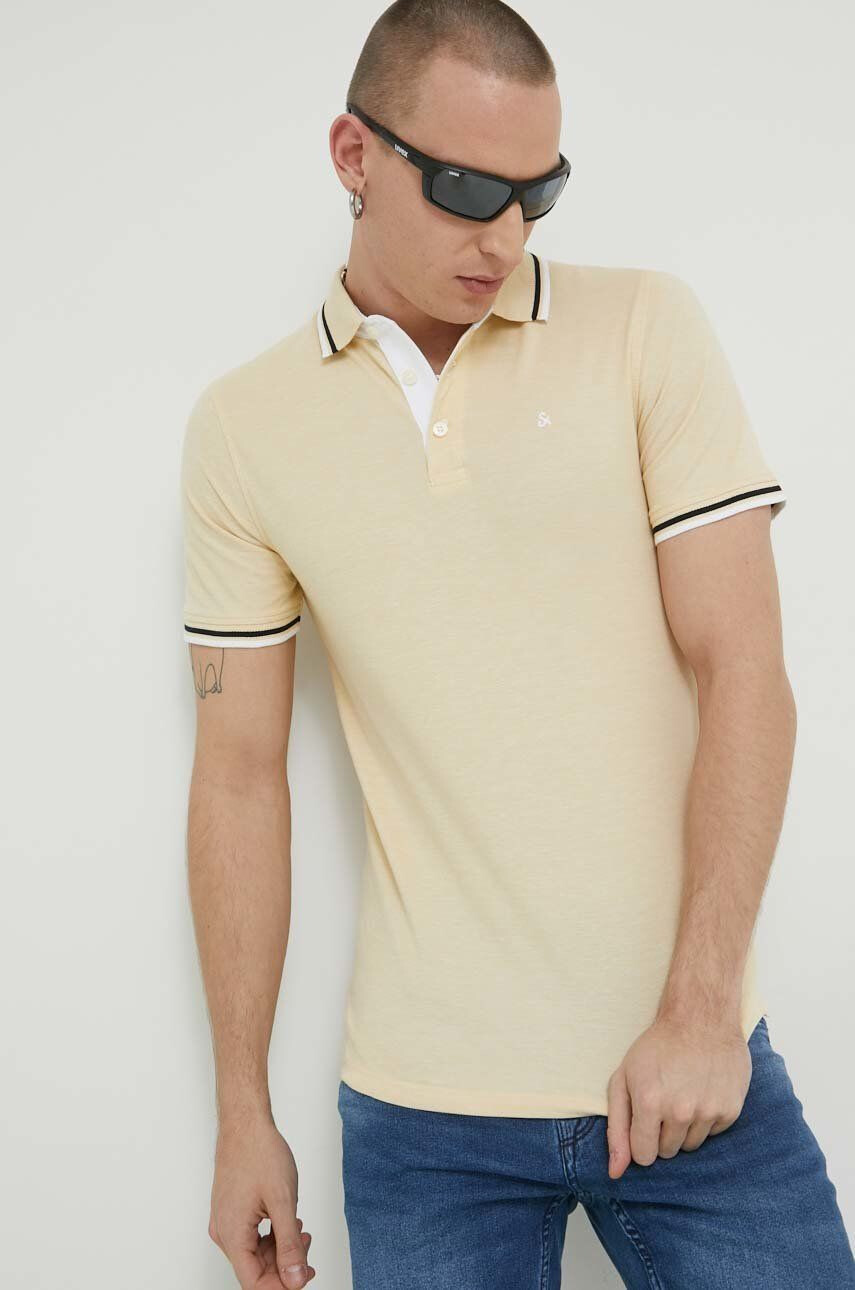 Jack & Jones polo de bumbac JJEPAULOS - Pled.ro