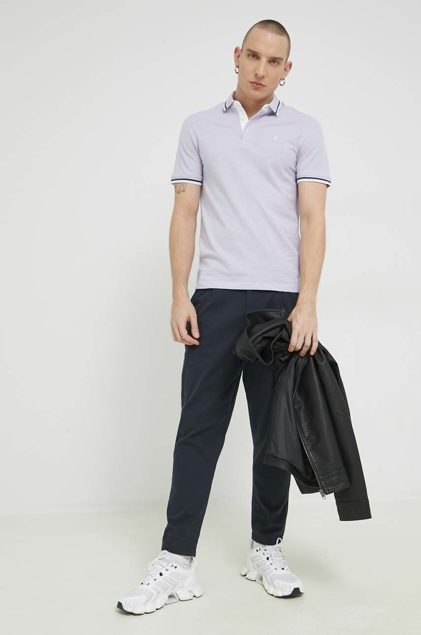 Jack & Jones polo de bumbac JJEPAULOS - Pled.ro