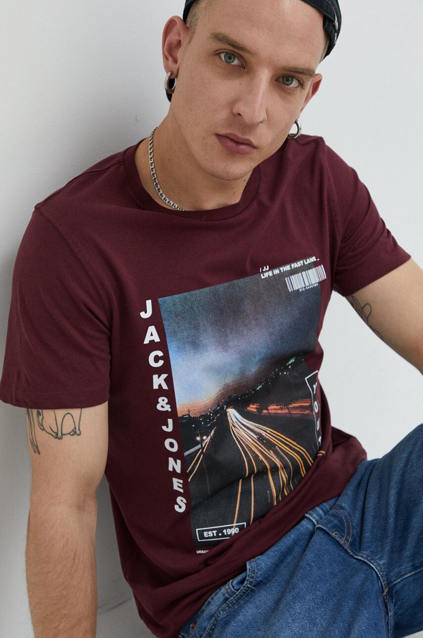 Jack & Jones tricou din bumbac - Pled.ro