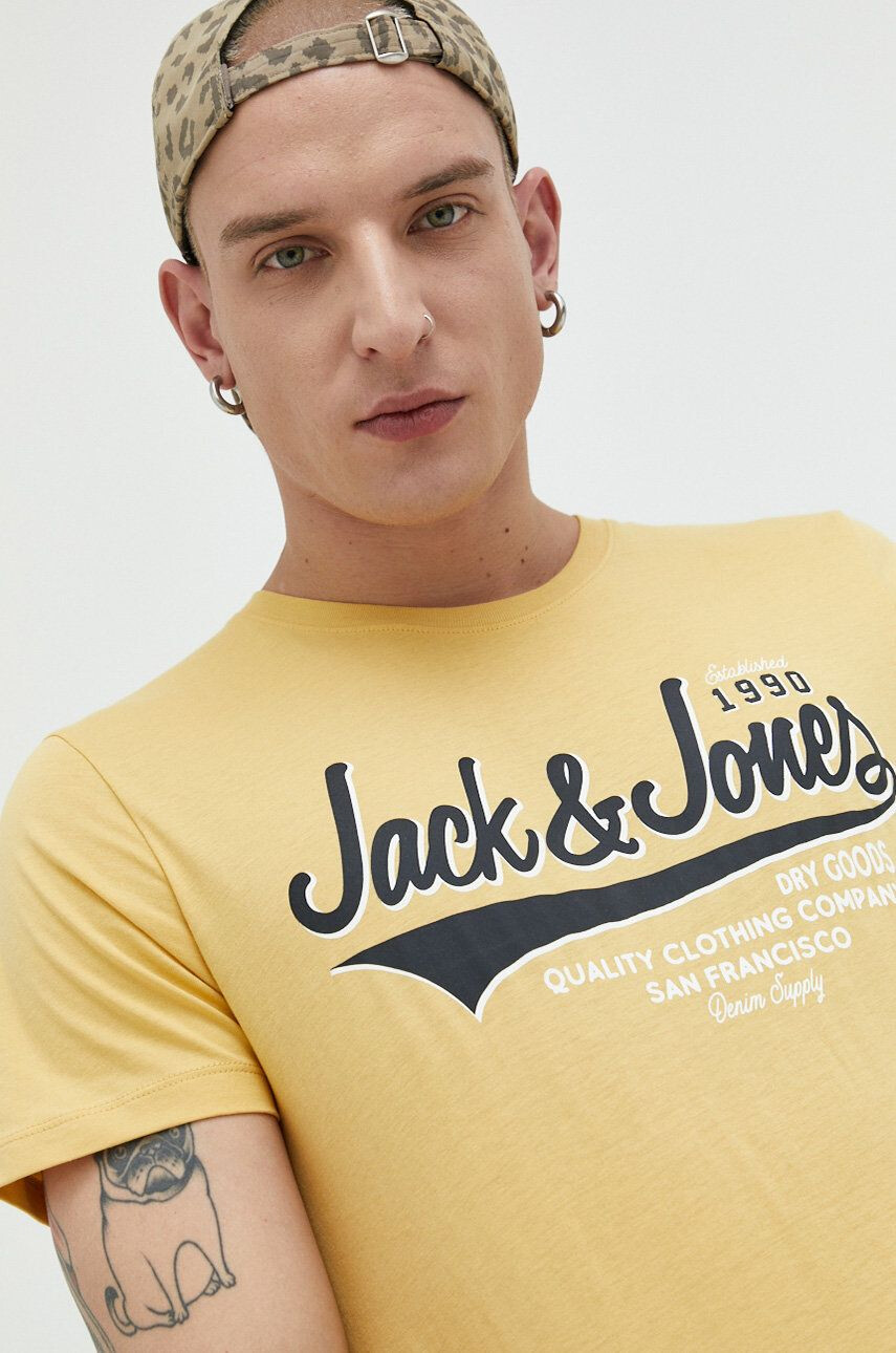 Jack & Jones tricou din bumbac JJELOGO - Pled.ro