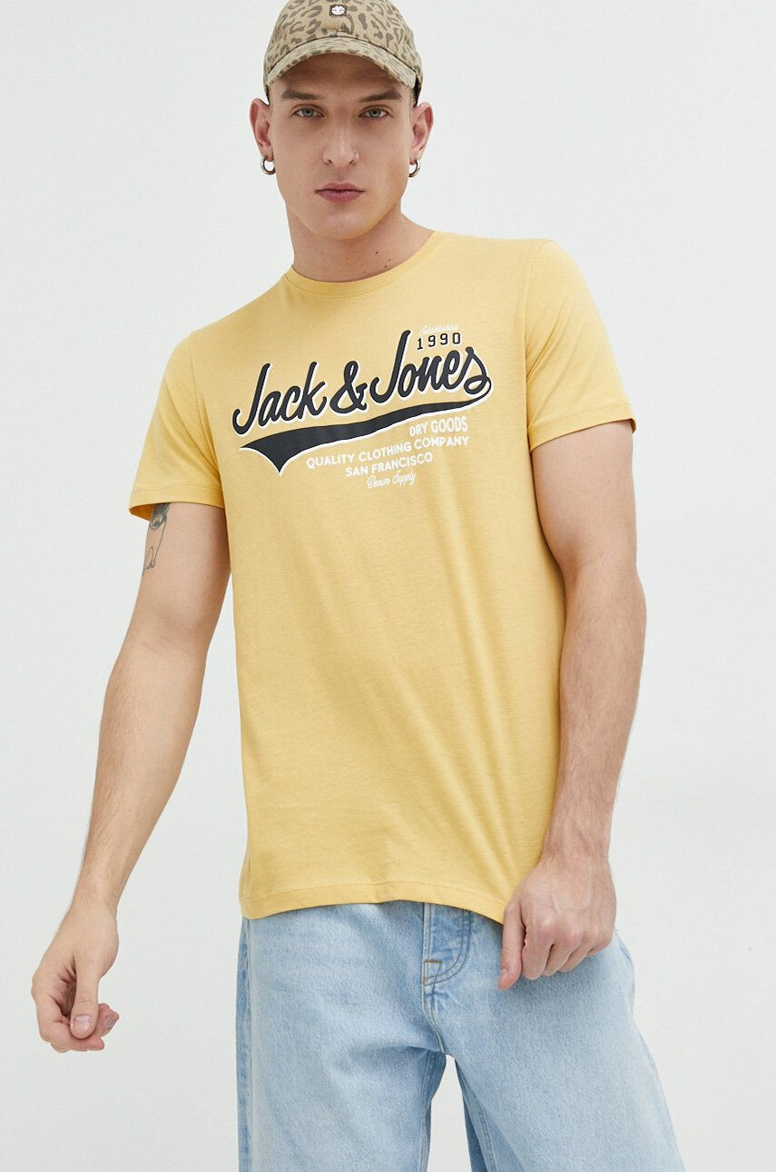 Jack & Jones tricou din bumbac JJELOGO - Pled.ro