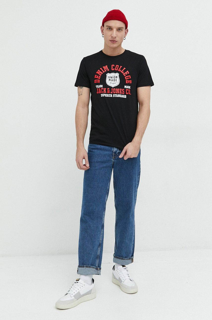 Jack & Jones tricou din bumbac JJELOGO - Pled.ro