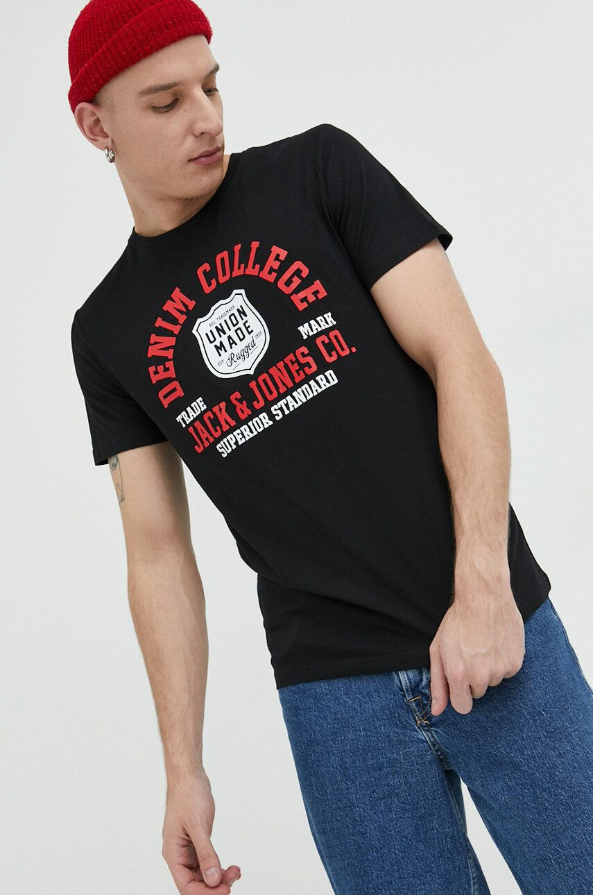 Jack & Jones tricou din bumbac JJELOGO - Pled.ro