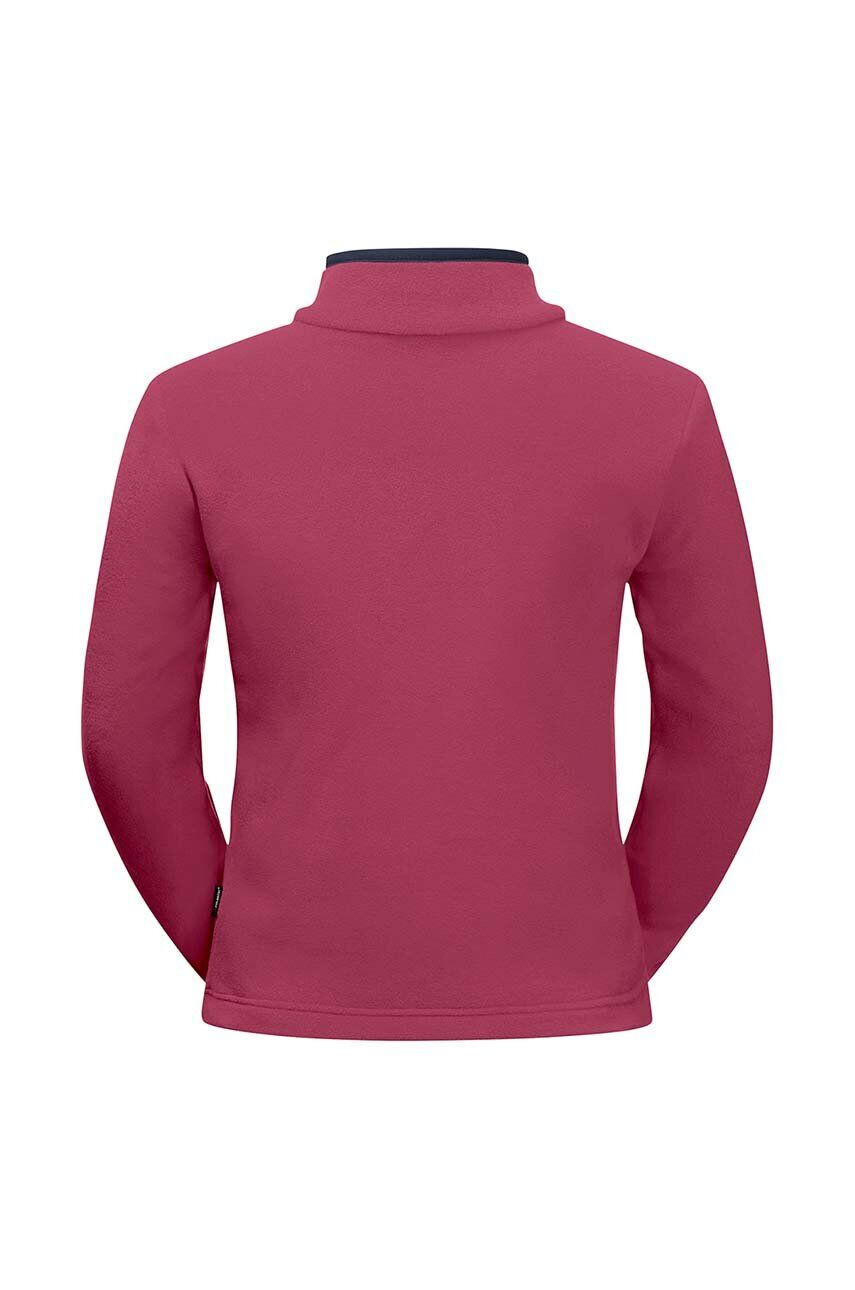 Jack Wolfskin bluza copii TAUNUS Halfzip culoarea roz neted - Pled.ro