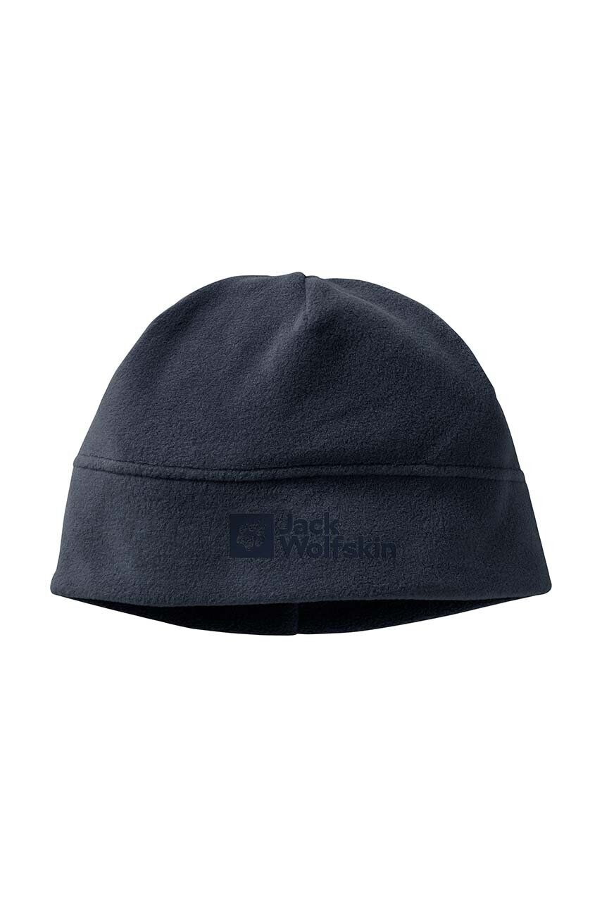 Jack Wolfskin caciula copii REAL STUFF BEANIE culoarea albastru marin din tesatura neteda - Pled.ro