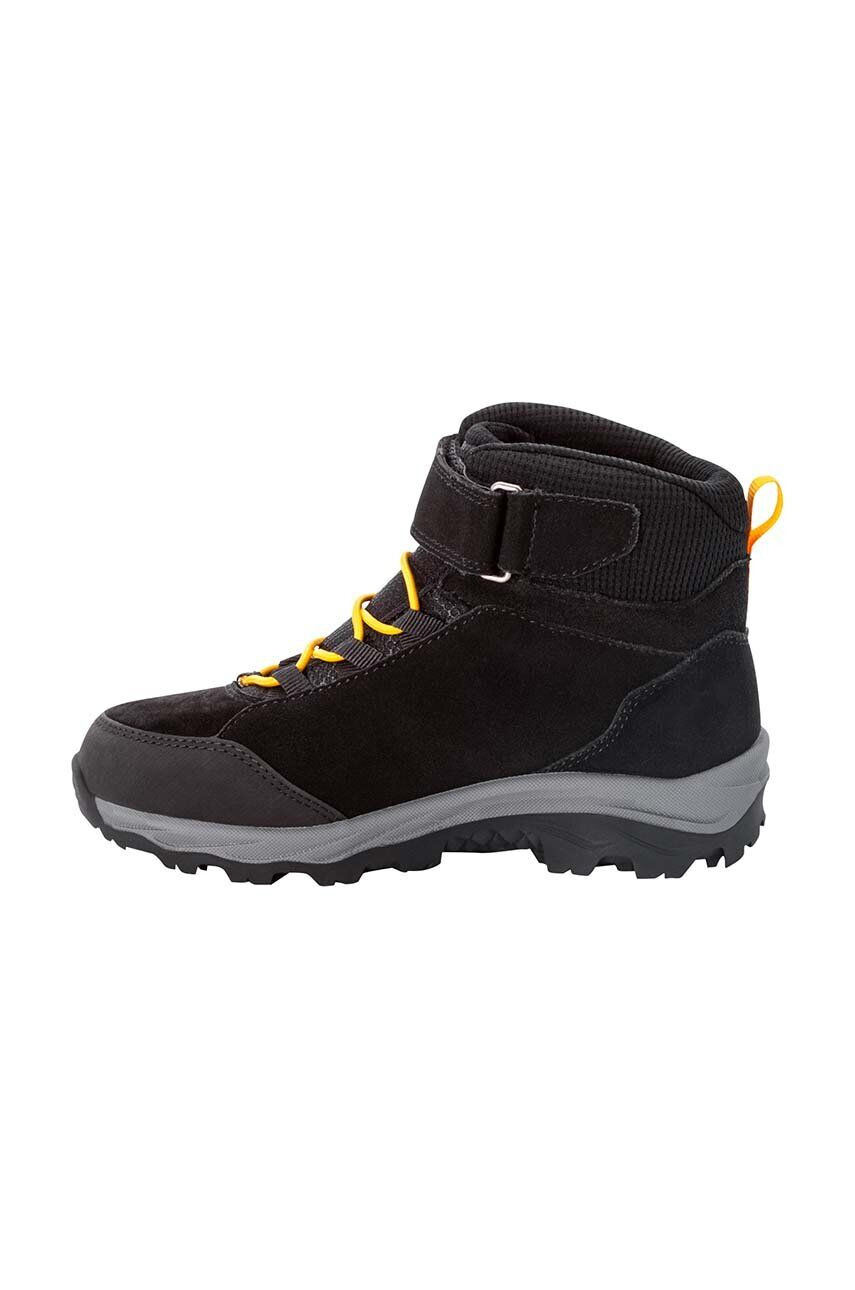 Jack Wolfskin cizme de iarna pentru copii VOJO LT TEXAPORE MID culoarea negru - Pled.ro