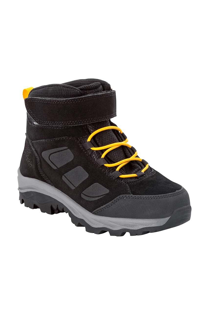 Jack Wolfskin cizme de iarna pentru copii VOJO LT TEXAPORE MID culoarea negru - Pled.ro