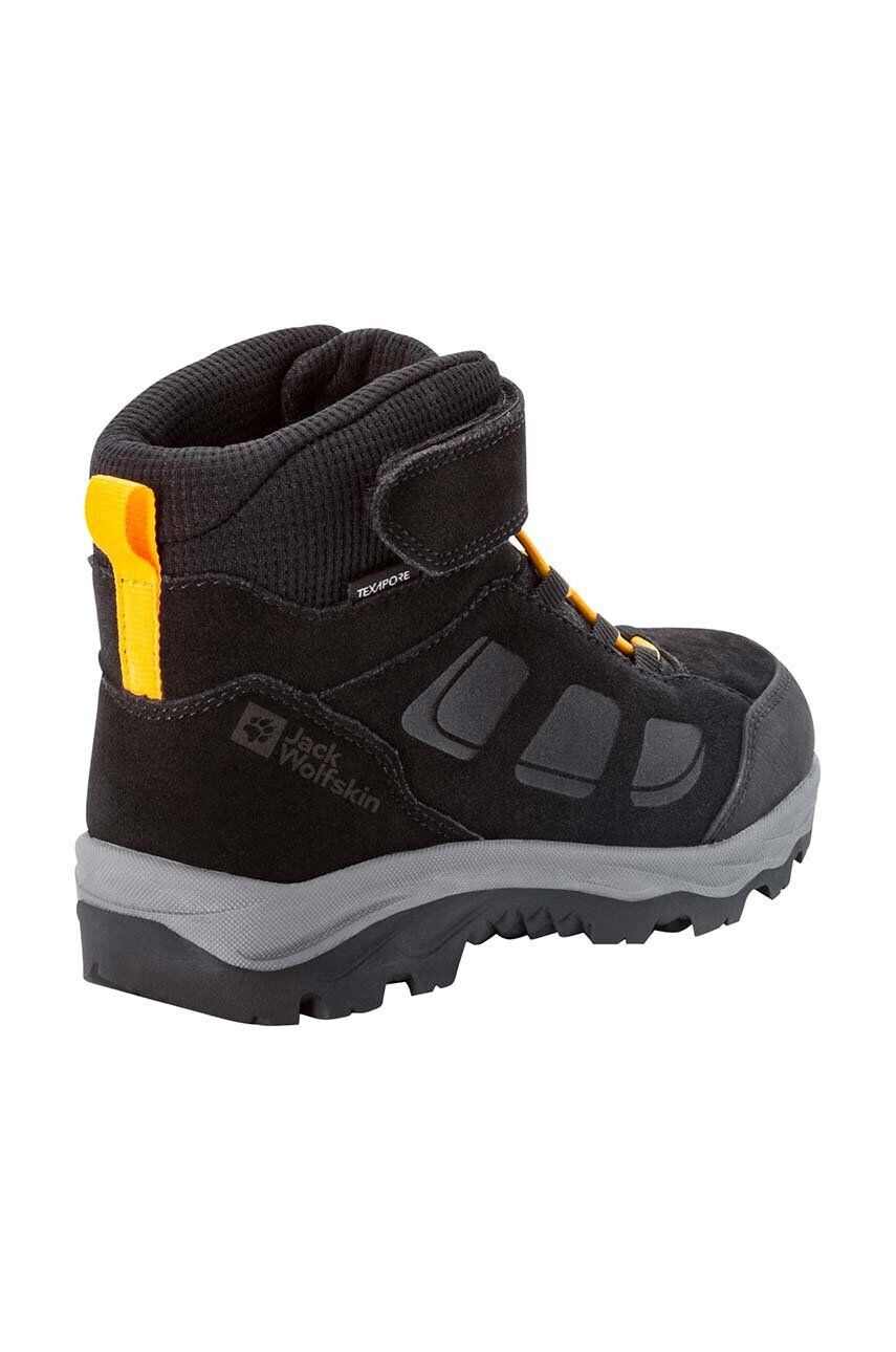 Jack Wolfskin cizme de iarna pentru copii VOJO LT TEXAPORE MID culoarea negru - Pled.ro