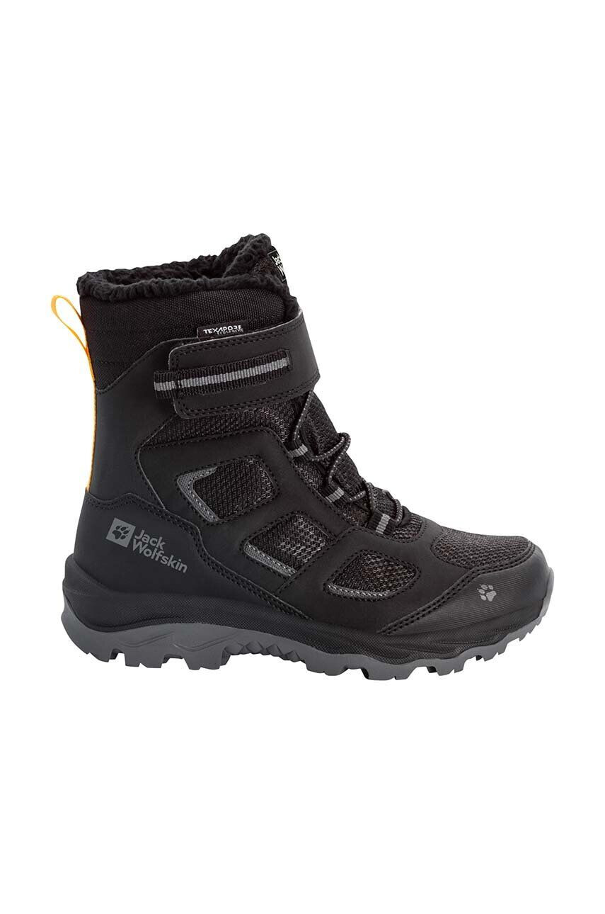 Jack Wolfskin cizme de iarna pentru copii VOJO WT TEXAPORE HIGH culoarea negru - Pled.ro