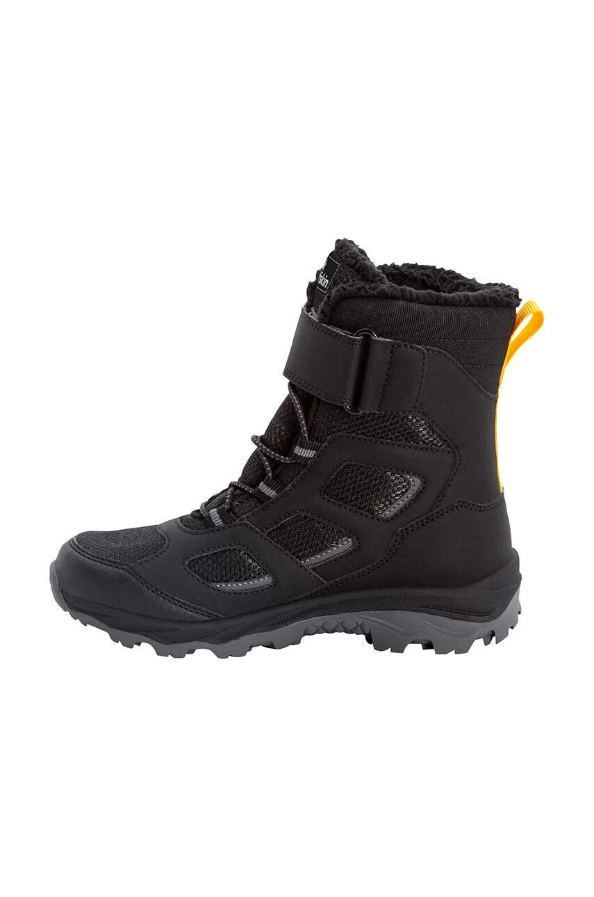 Jack Wolfskin cizme de iarna pentru copii VOJO WT TEXAPORE HIGH culoarea negru - Pled.ro