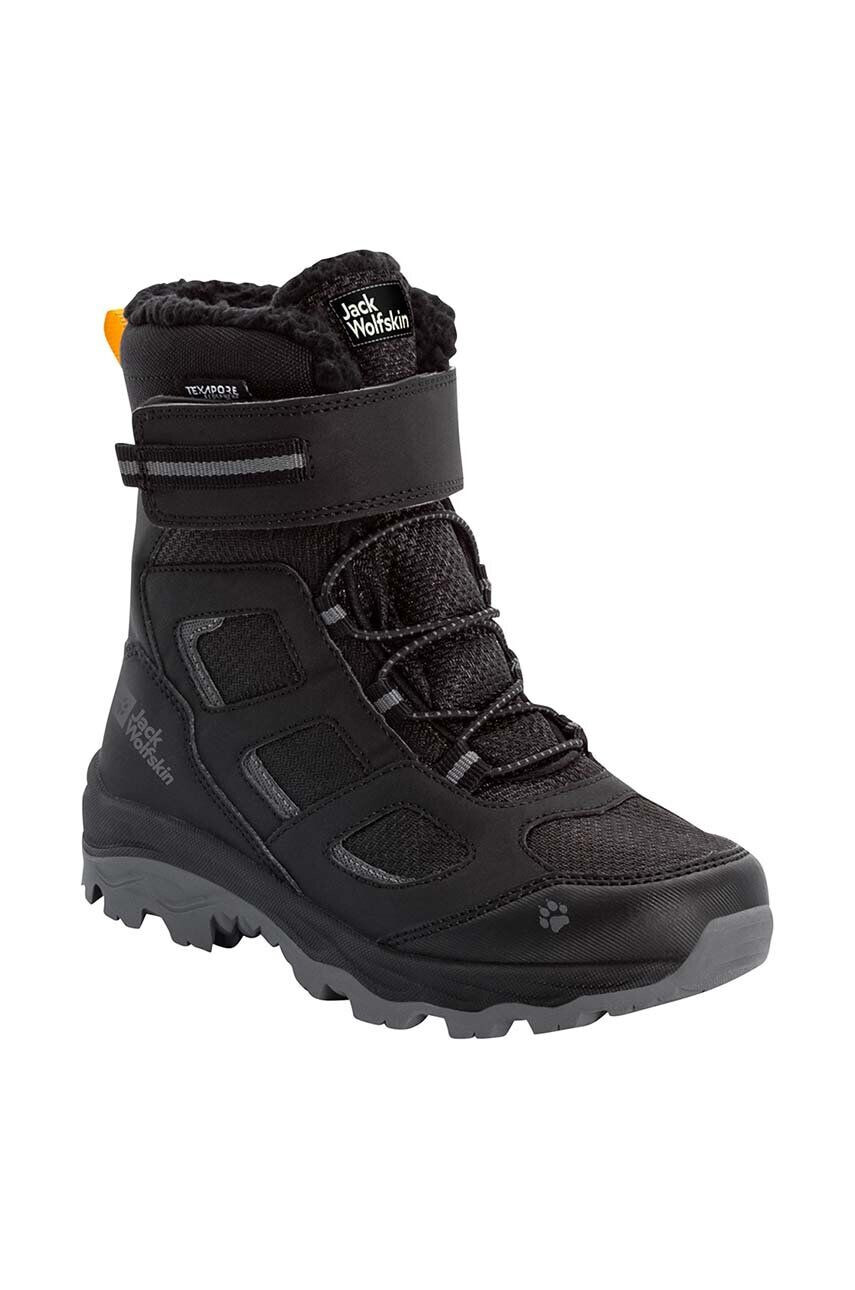 Jack Wolfskin cizme de iarna pentru copii VOJO WT TEXAPORE HIGH culoarea negru - Pled.ro